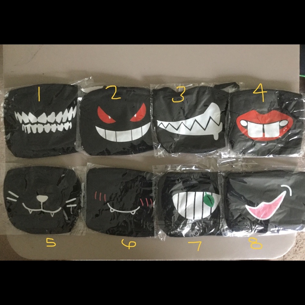 Any 4 Black Face Mask